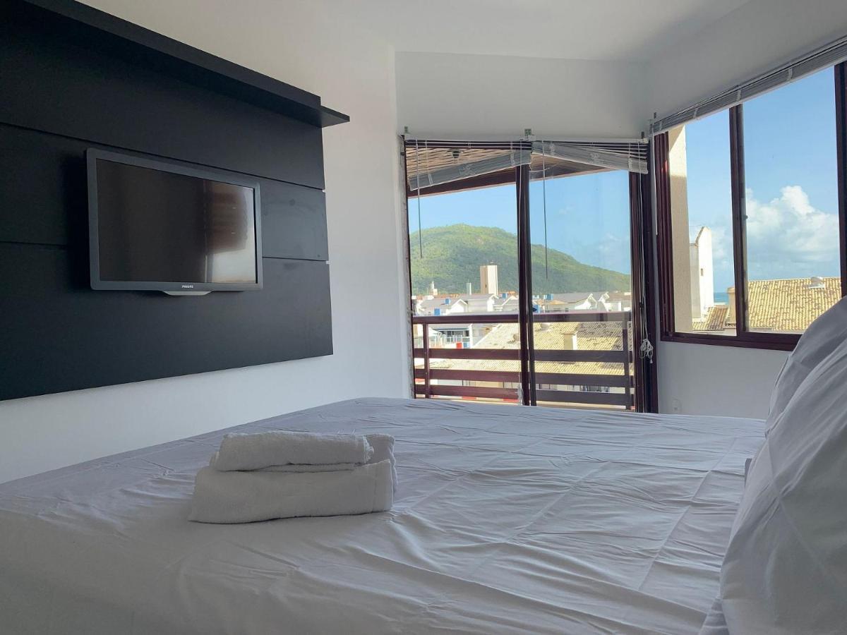 Apartamento Com Vista Do Mar Em Residencial Com Piscina Florianópolis Eksteriør billede