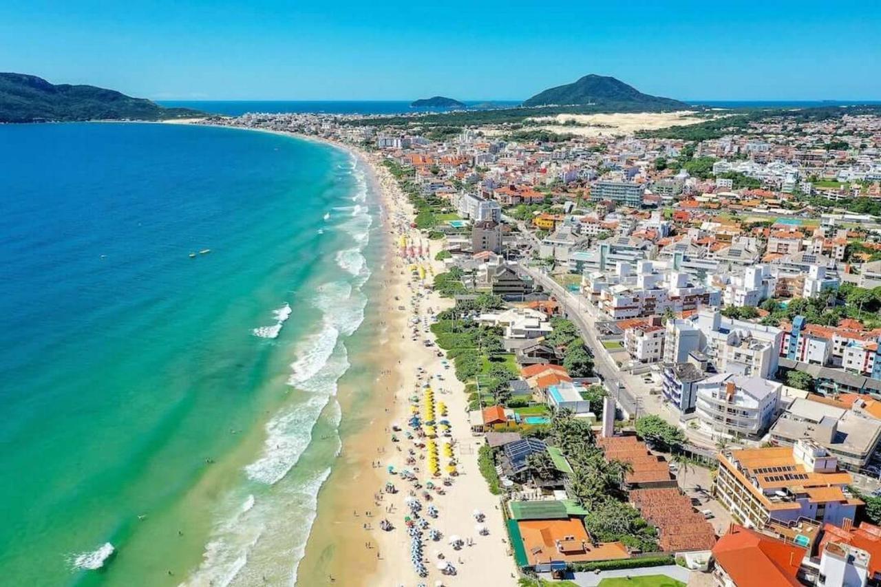 Apartamento Com Vista Do Mar Em Residencial Com Piscina Florianópolis Eksteriør billede