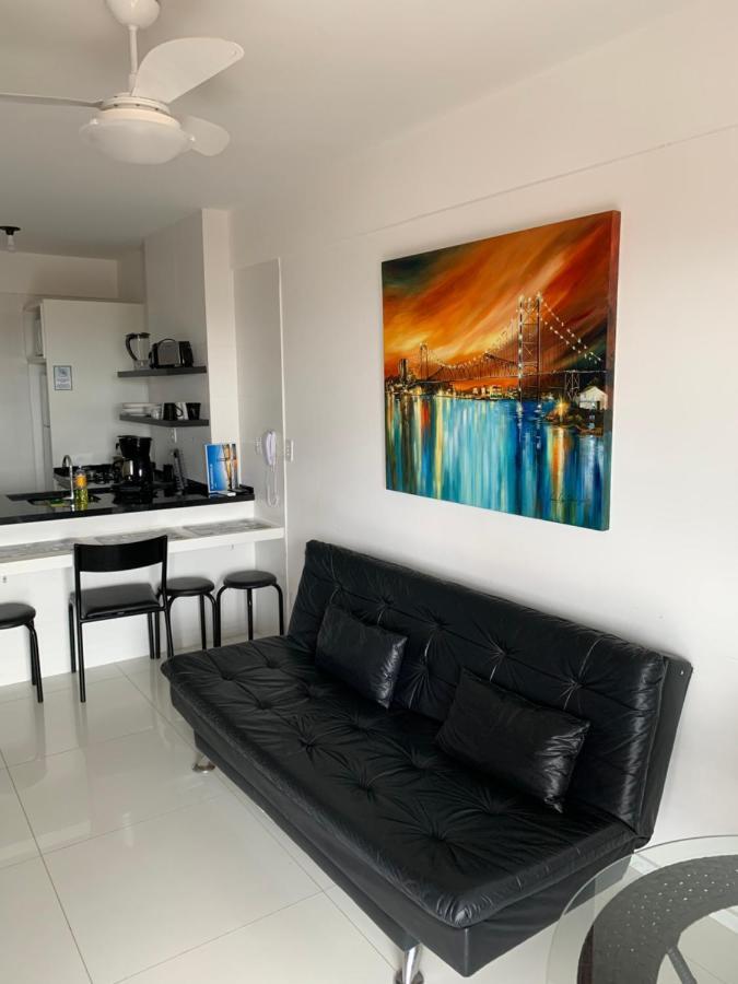Apartamento Com Vista Do Mar Em Residencial Com Piscina Florianópolis Eksteriør billede