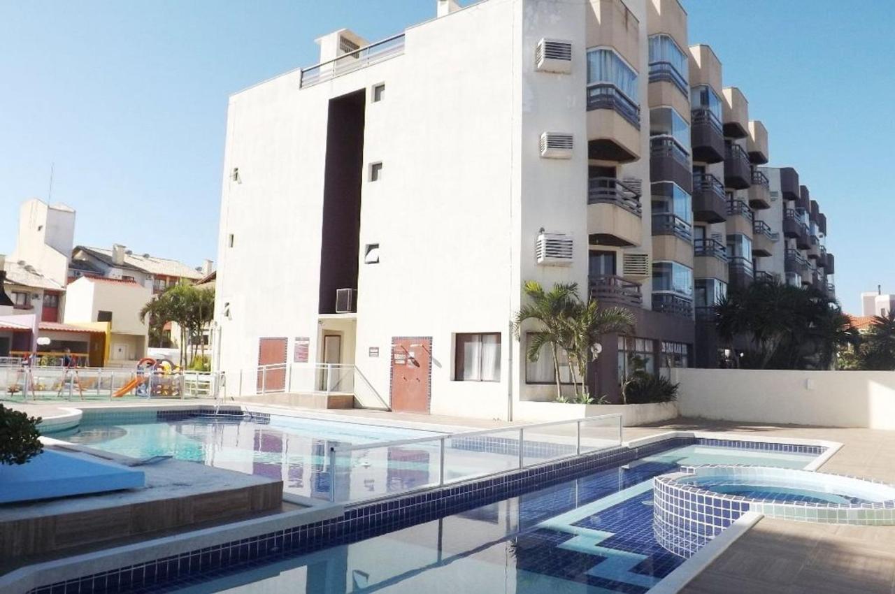 Apartamento Com Vista Do Mar Em Residencial Com Piscina Florianópolis Eksteriør billede