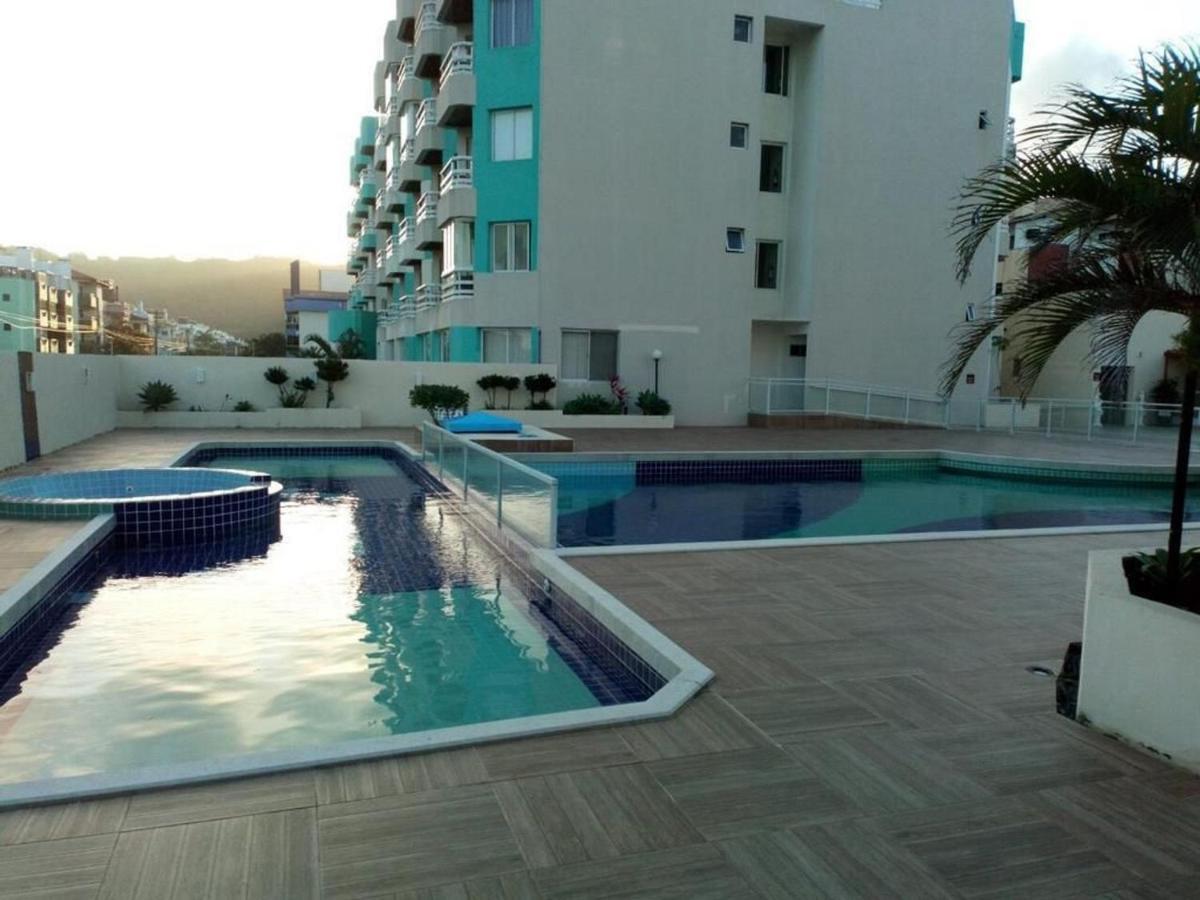 Apartamento Com Vista Do Mar Em Residencial Com Piscina Florianópolis Eksteriør billede