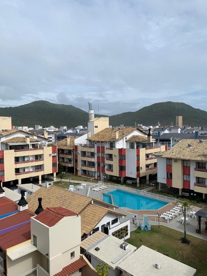 Apartamento Com Vista Do Mar Em Residencial Com Piscina Florianópolis Eksteriør billede